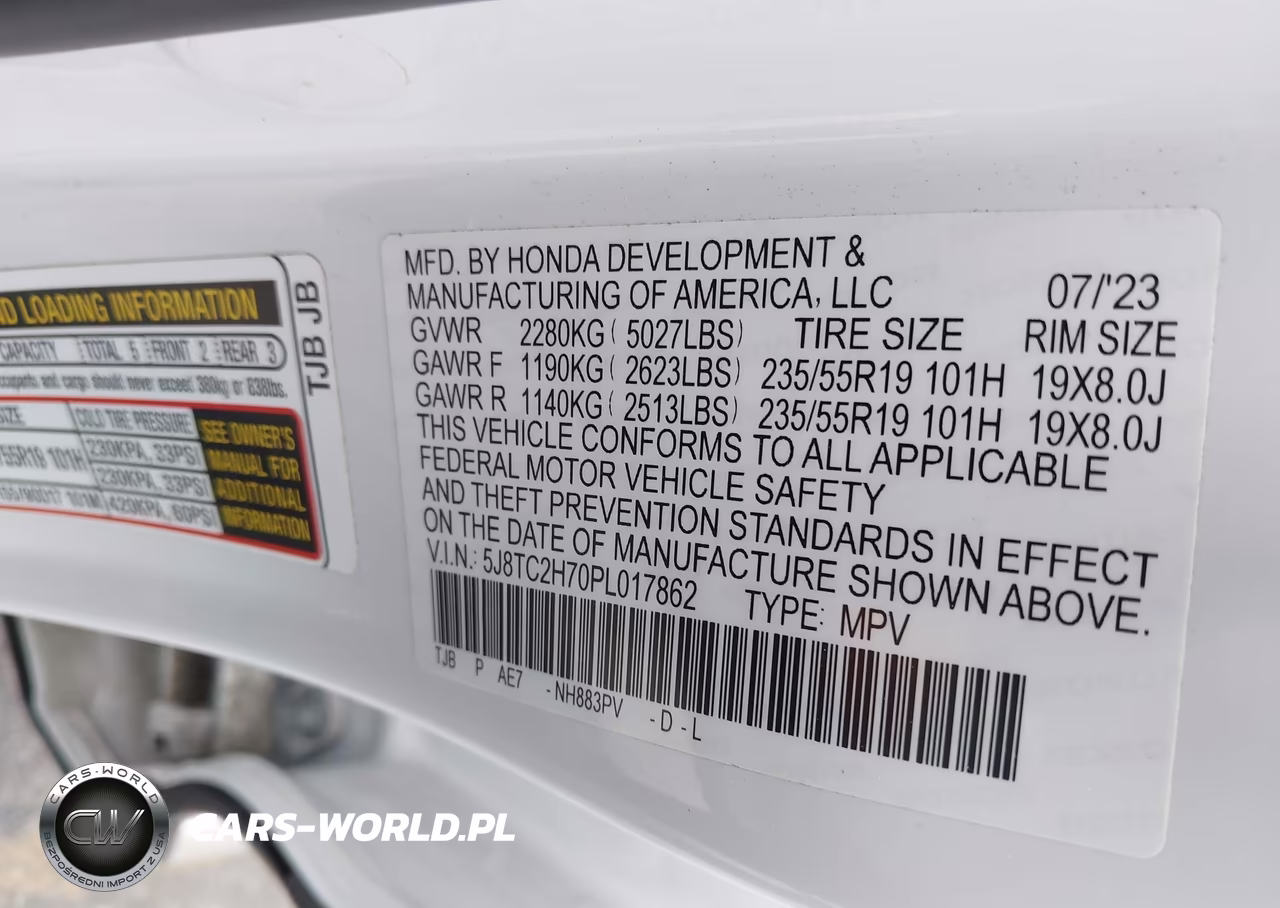 2023 Acura Rdx Advance Package VIN:5J8TC2H70PL017862 - 9