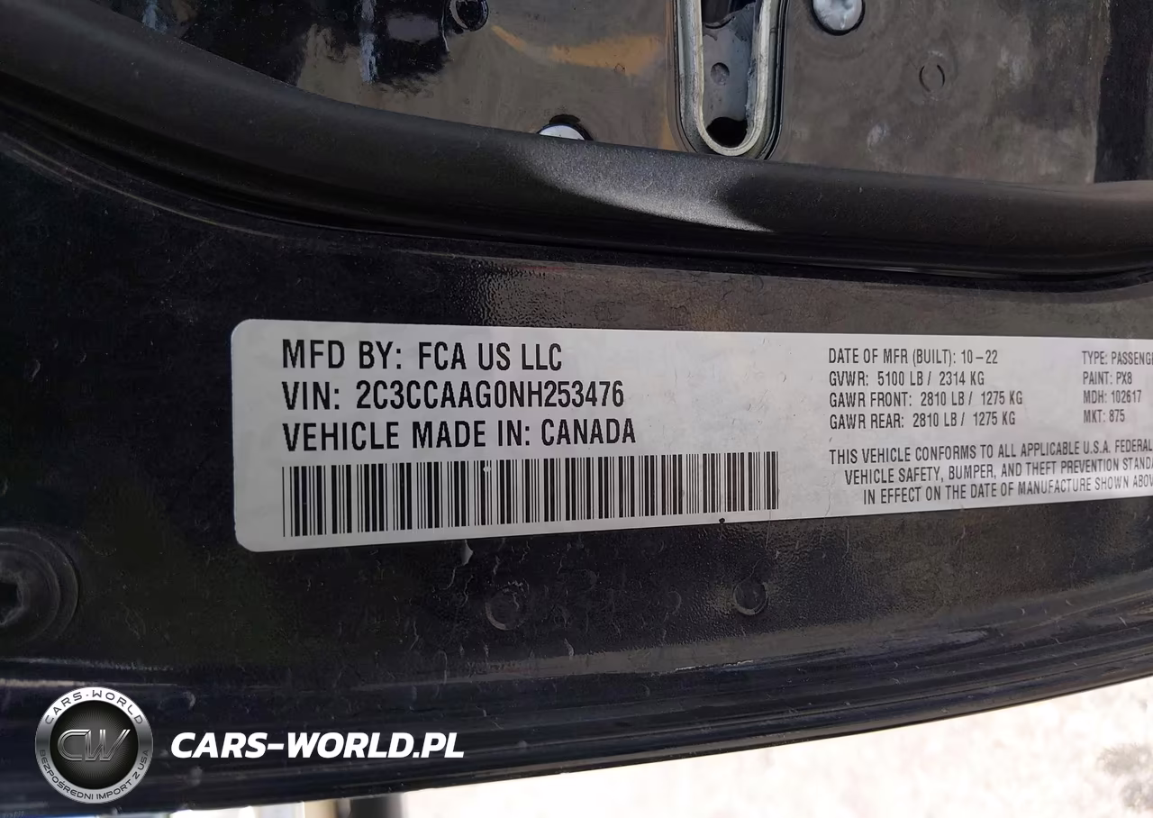 2022 Chrysler 300 Touring VIN:2C3CCAAG0NH253476 - 9