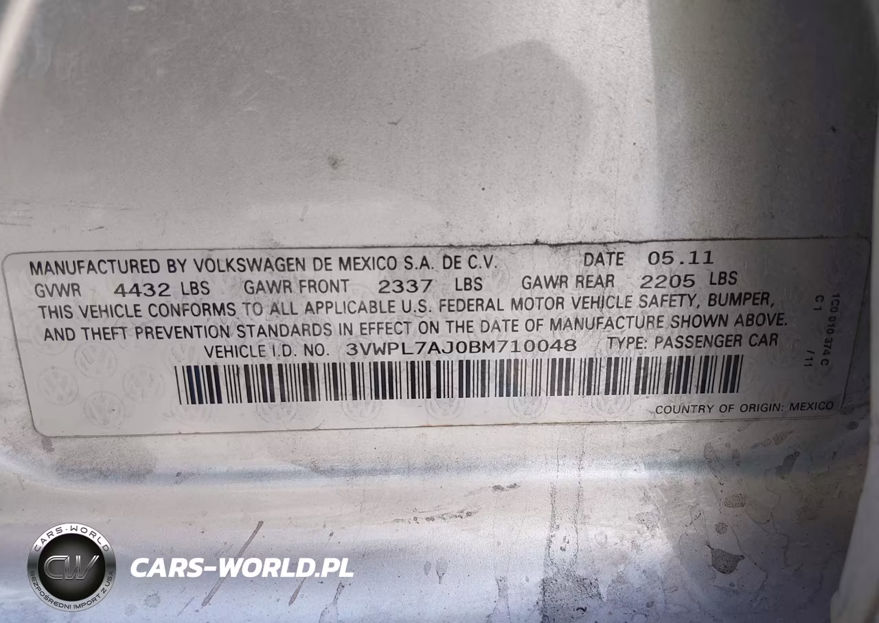 2011 Volkswagen Jetta Sportwagen 2.0L Tdi VIN:3VWPL7AJ0BM710048 - 9