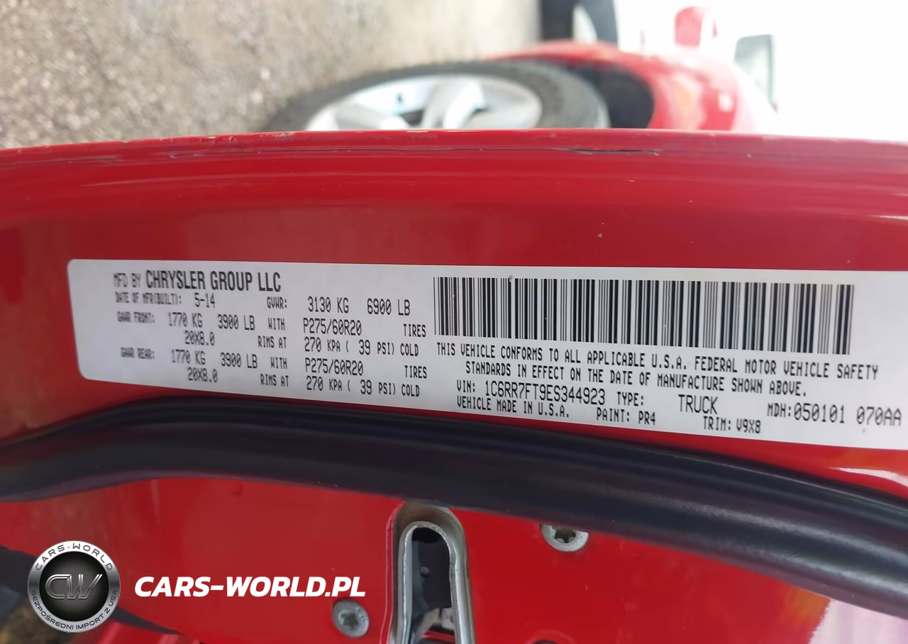 2014 Ram 1500 Express VIN:1C6RR7FT9ES344923 - 9