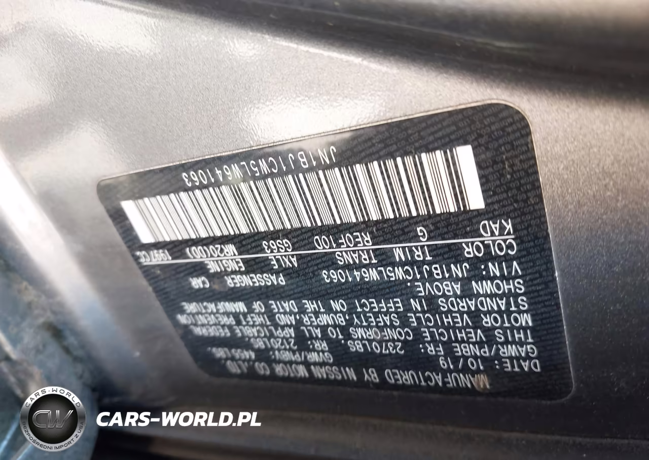 2020 Nissan Rogue Sport S Awd Xtronic Cvt VIN:JN1BJ1CW5LW641063 - 9