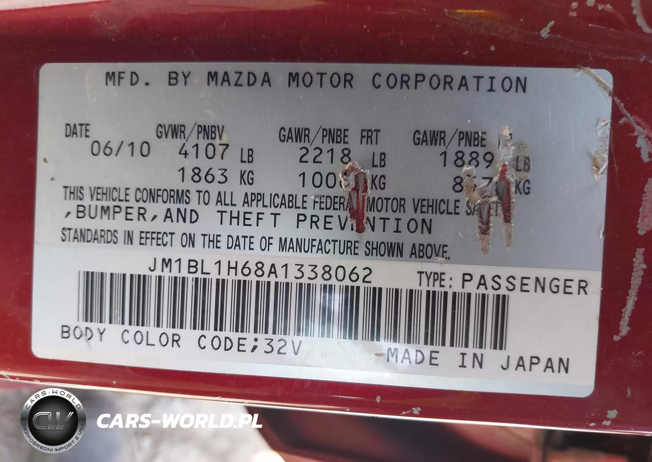 2010 Mazda Mazda3 S Sport VIN:JM1BL1H68A1338062 - 9