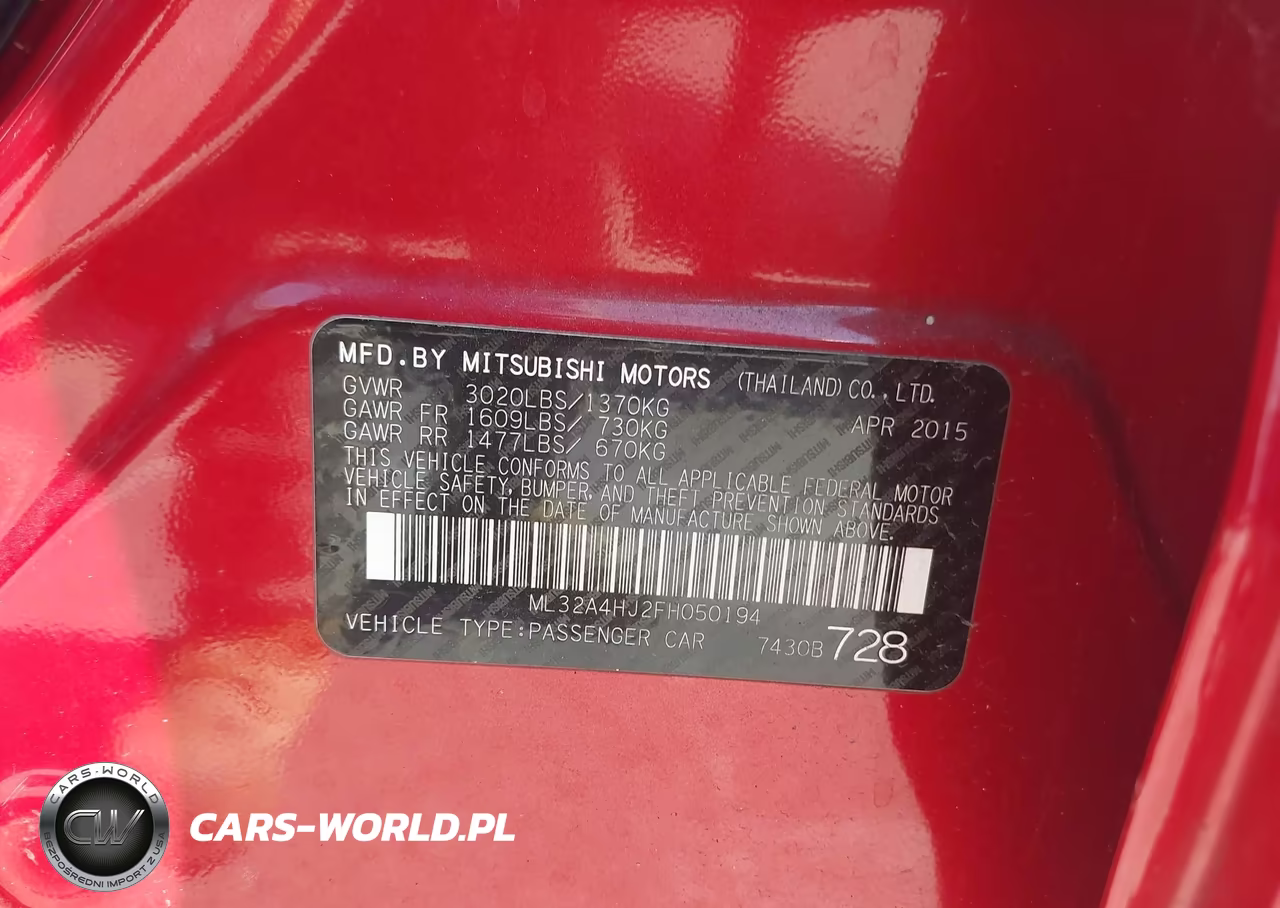 2015 Mitsubishi Mirage Es VIN:ML32A4HJ2FH050194 - 9
