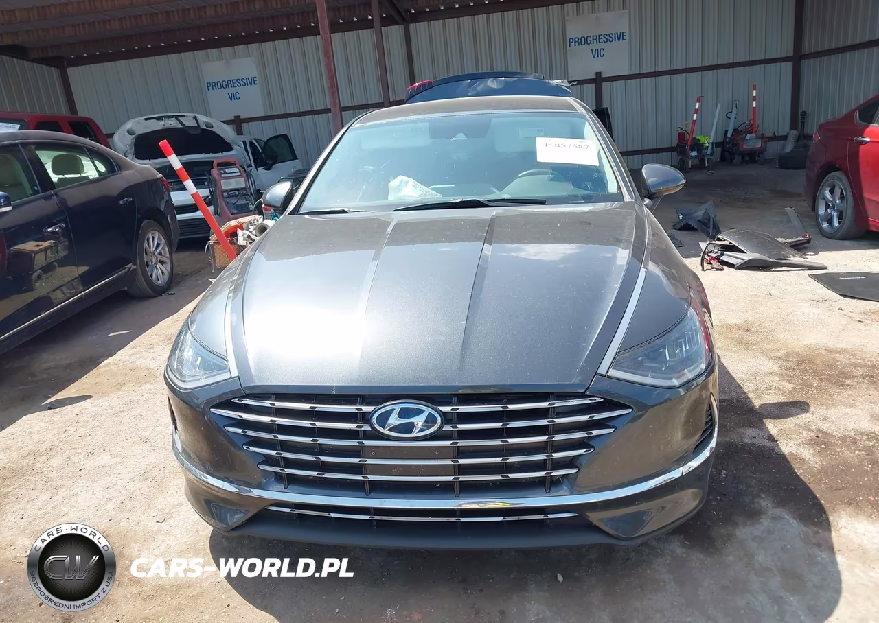 2021 Hyundai Sonata Blue VIN:KMHL24JJ7MA021896 - 12