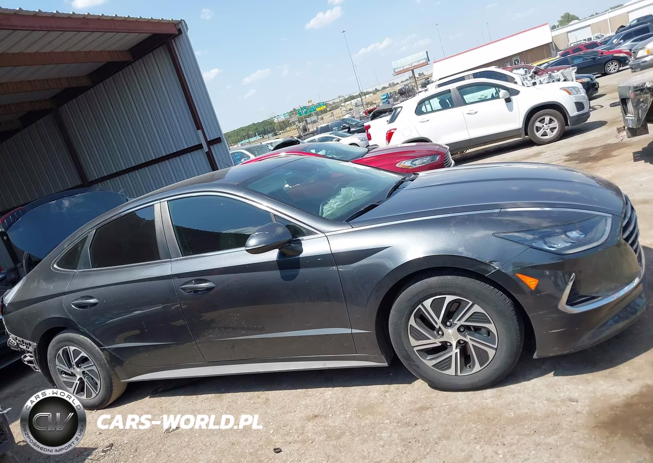 2021 Hyundai Sonata Blue VIN:KMHL24JJ7MA021896 - 13