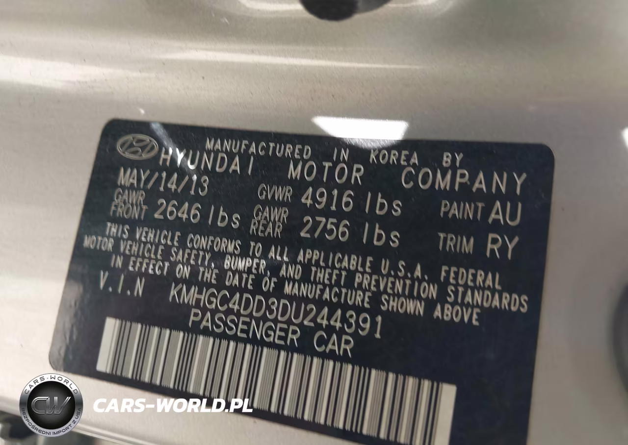 2013 Hyundai Genesis 3.8 VIN:KMHGC4DD3DU244391 - 9