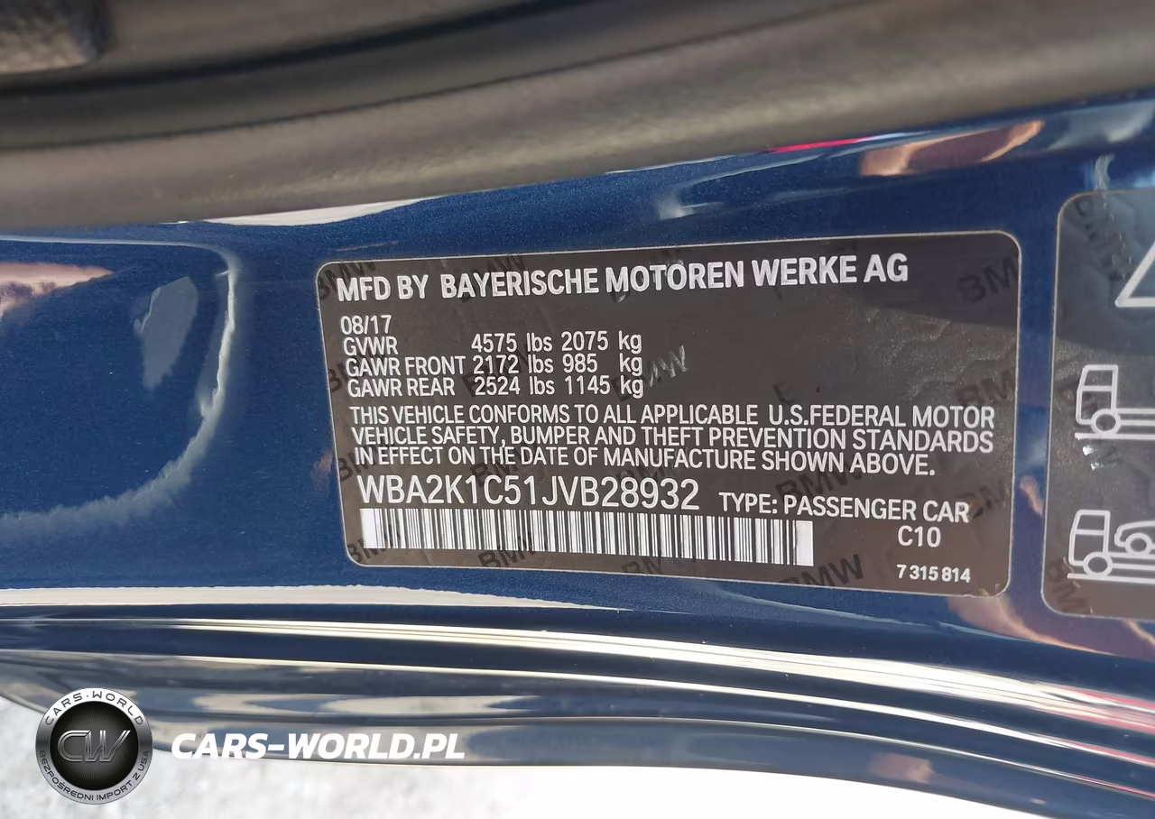 2018 BMW 230I xDrive VIN:WBA2K1C51JVB28932 - 9