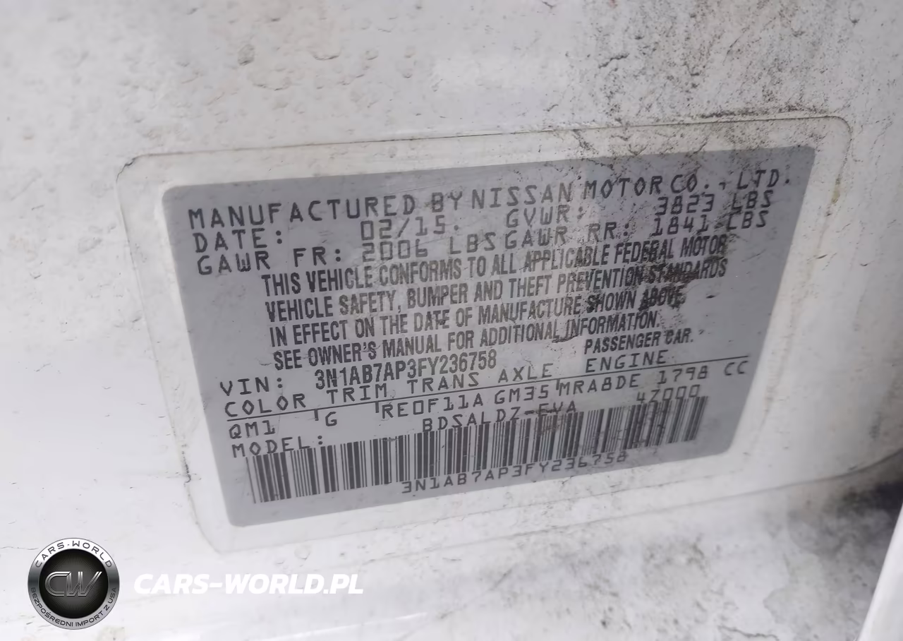 2015 Nissan Sentra Fe+ S-S-Sl-Sr-Sv VIN:3N1AB7AP3FY236758 - 9