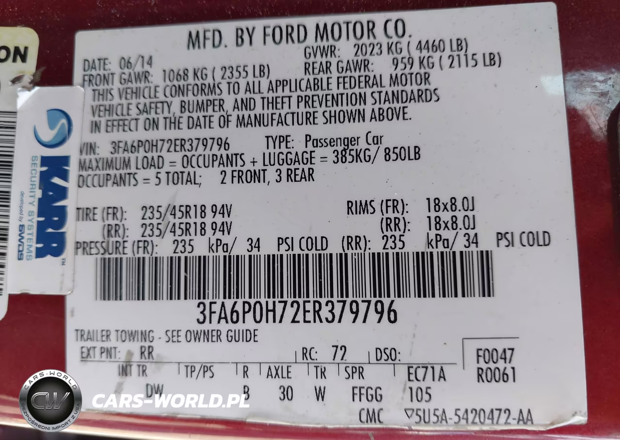 2014 Ford Fusion Se VIN:3FA6P0H72ER379796 - 9