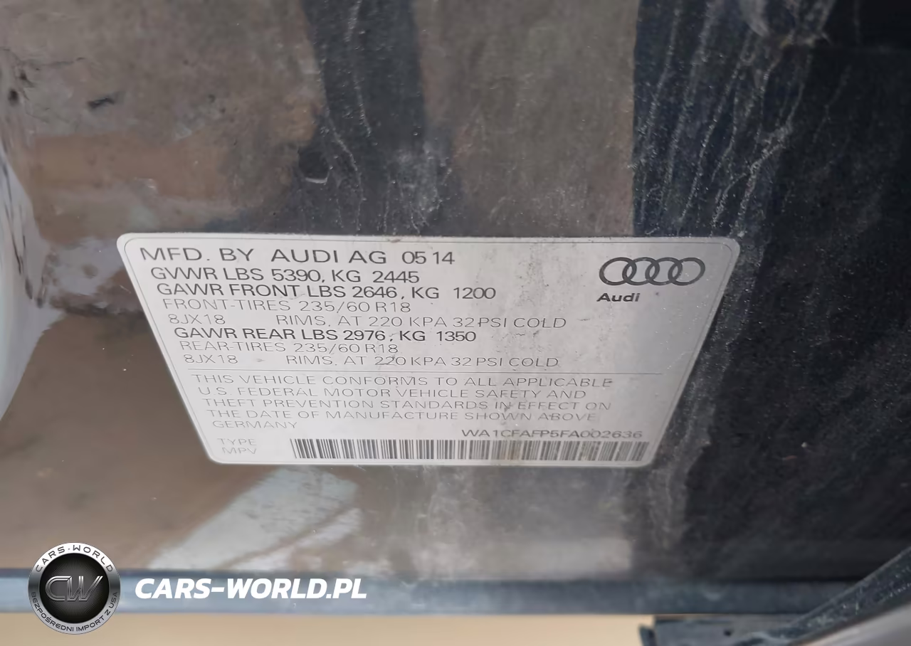 2015 Audi Q5 2.0T Premium VIN:WA1CFAFP5FA002636 - 9