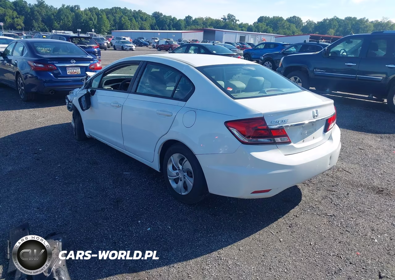 2015 Honda Civic Lx VIN:19XFB2F59FE095905 - 3