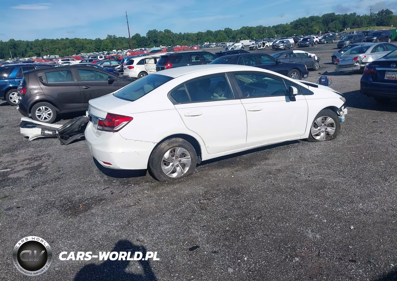 2015 Honda Civic Lx VIN:19XFB2F59FE095905 - 4