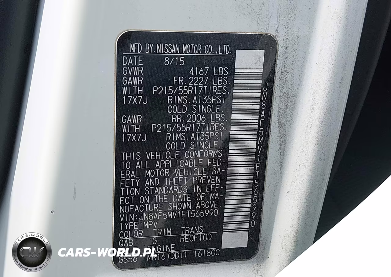 2015 Nissan Juke S VIN:JN8AF5MV1FT565990 - 9