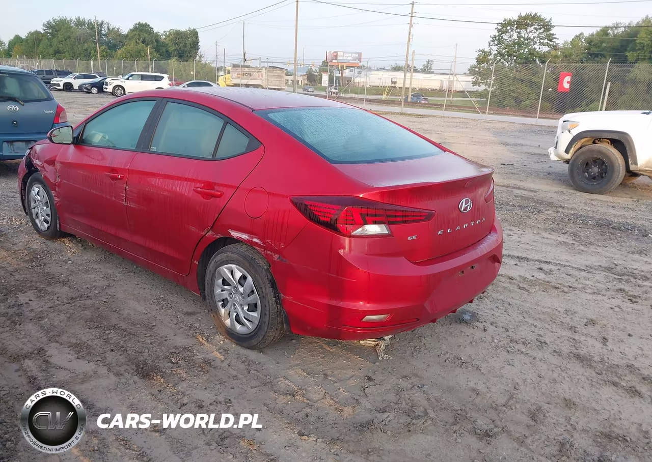 2019 Hyundai Elantra Se VIN:5NPD74LF7KH480130 - 3