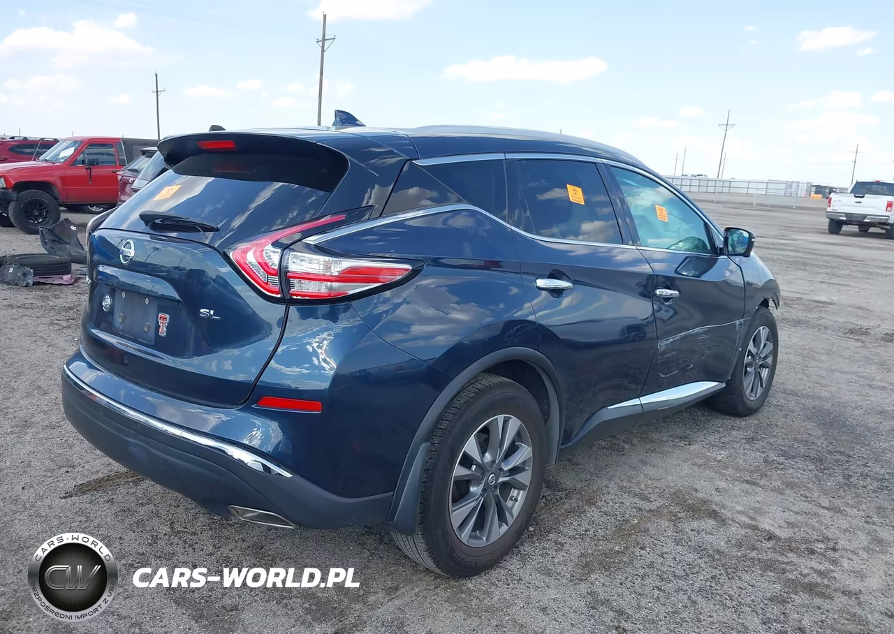 2017 Nissan Murano Sl VIN:5N1AZ2MG1HN175090 - 4