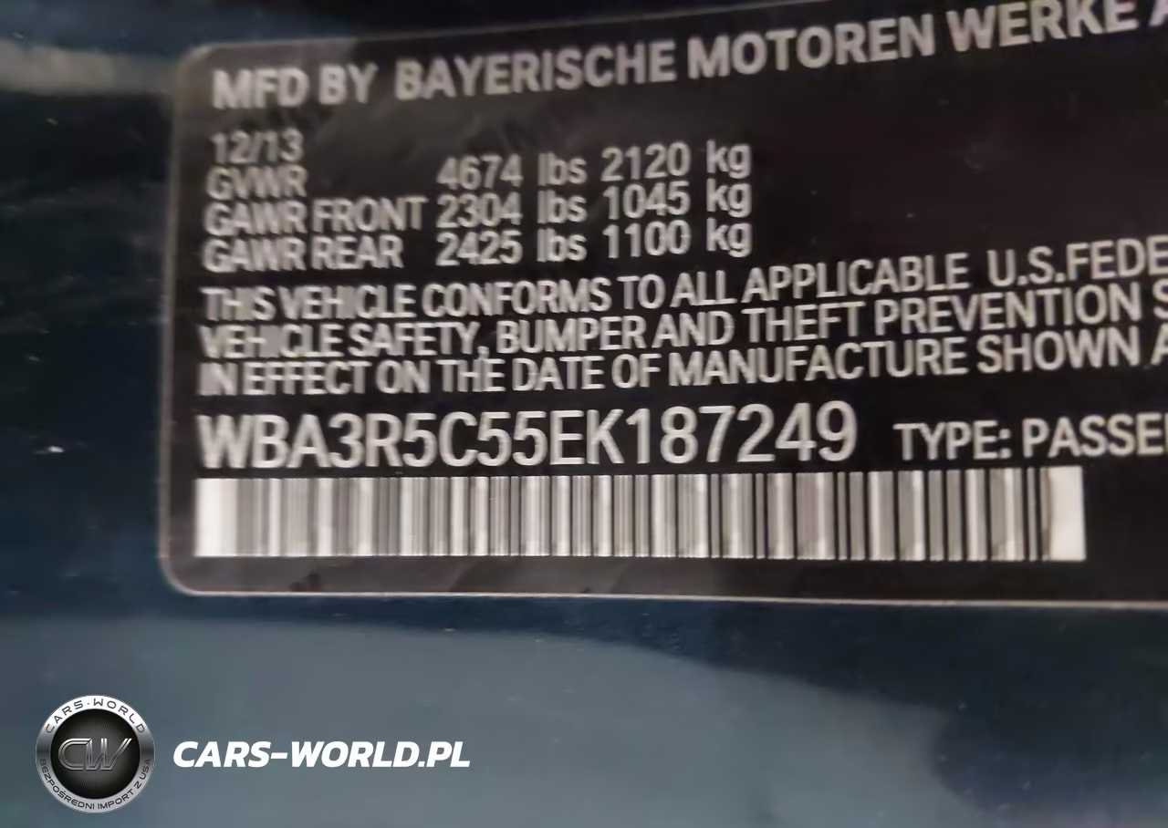 2014 BMW 435I xDrive VIN:WBA3R5C55EK187249 - 9