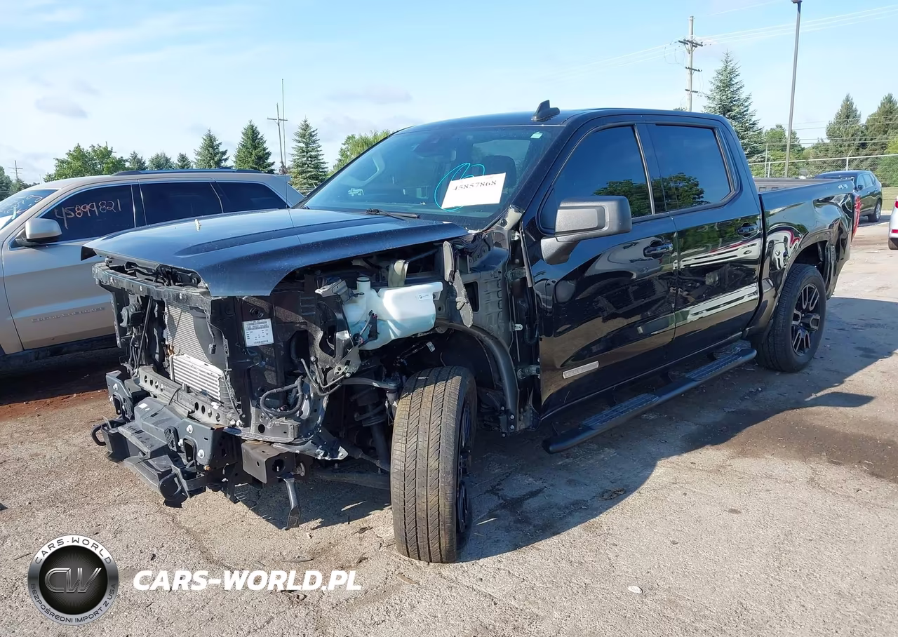 2024 GMC Sierra 1500 4Wd Short Box Elevation With 3Vl VIN:3GTPUJEK5RG249230 - 2