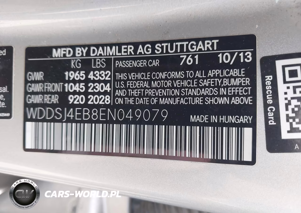 2014 Mercedes-Benz Cla 250 VIN:WDDSJ4EB8EN049079 - 9