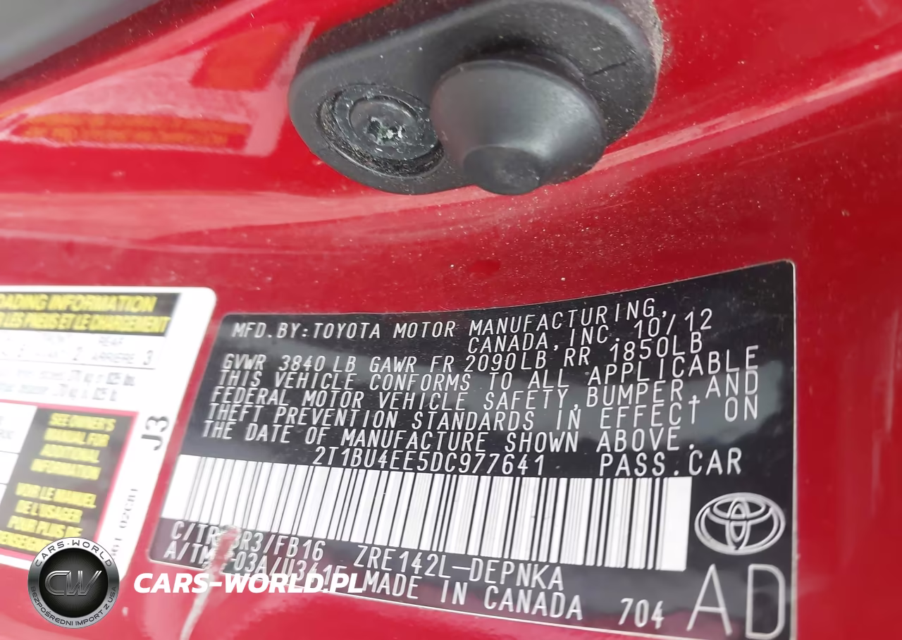 2013 Toyota Corolla Le VIN:2T1BU4EE5DC977641 - 9