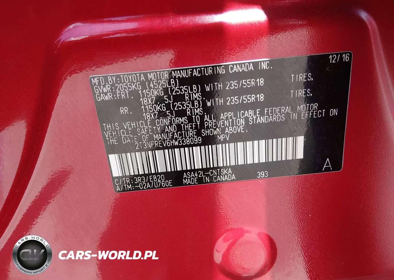 2017 Toyota Rav4 Se VIN:2T3NFREV6HW338099 - 9