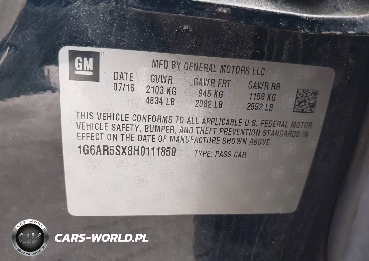 2017 Cadillac Cts Luxury VIN:1G6AR5SX8H0111850 - 9