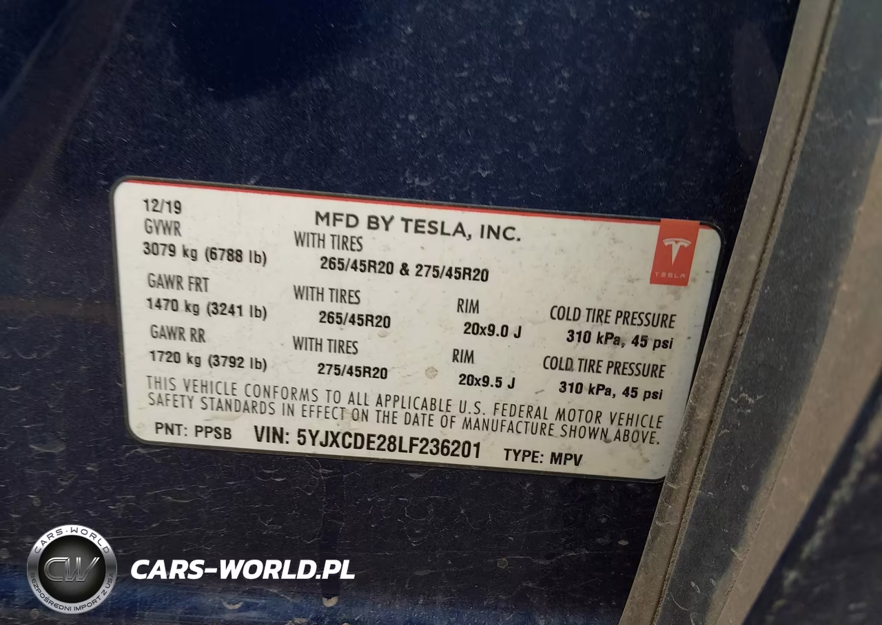 2020 Tesla Model X Long Range Dual Motor All-Wheel Drive-Long Range Plus Dual Motor All-Wheel Drive VIN:5YJXCDE28LF236201 - 9