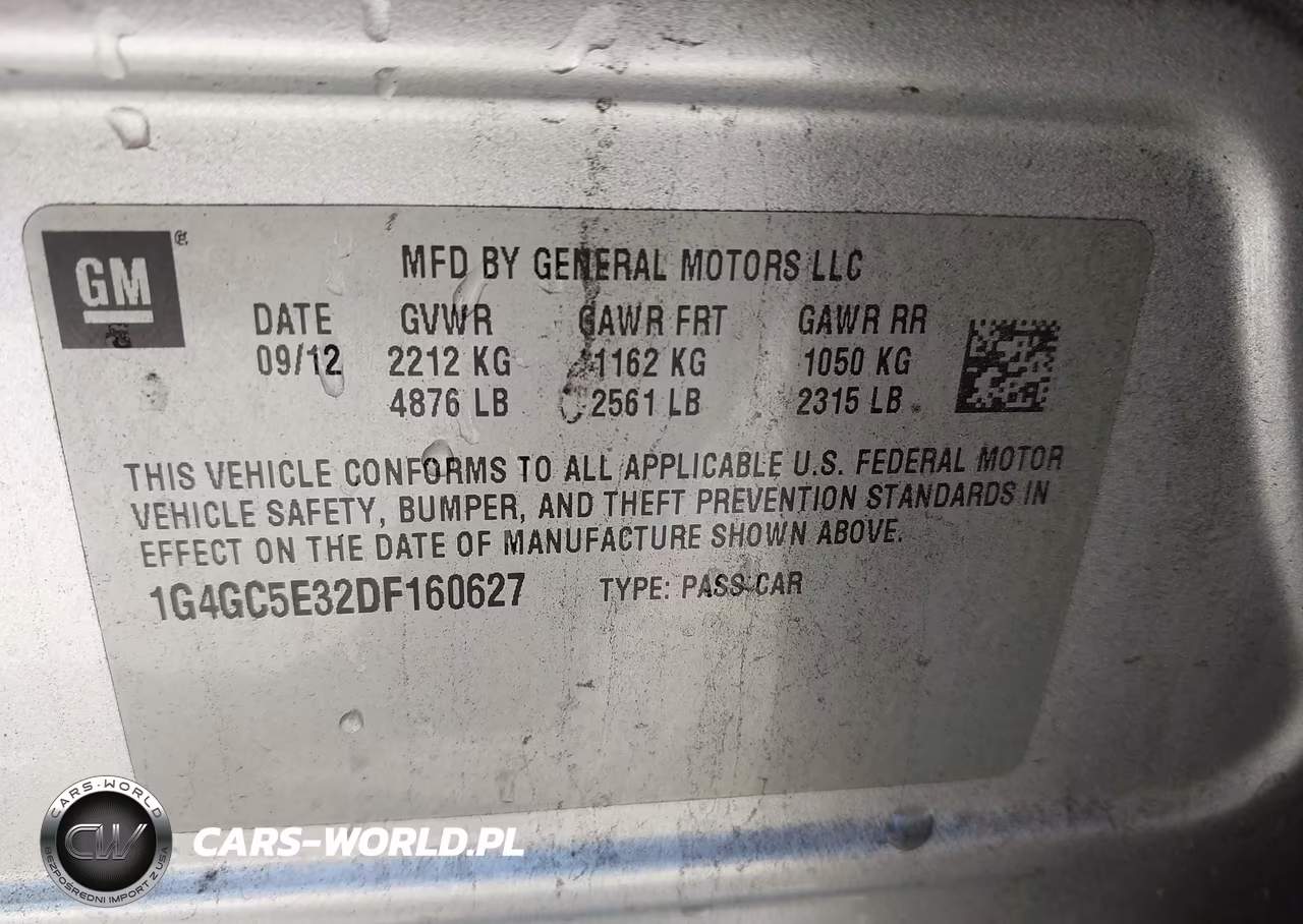2013 Buick Lacrosse Leather Group VIN:1G4GC5E32DF160627 - 9