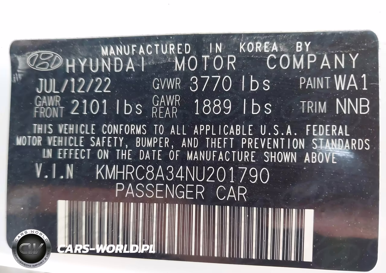 2022 Hyundai Venue Limited VIN:KMHRC8A34NU201790 - 9