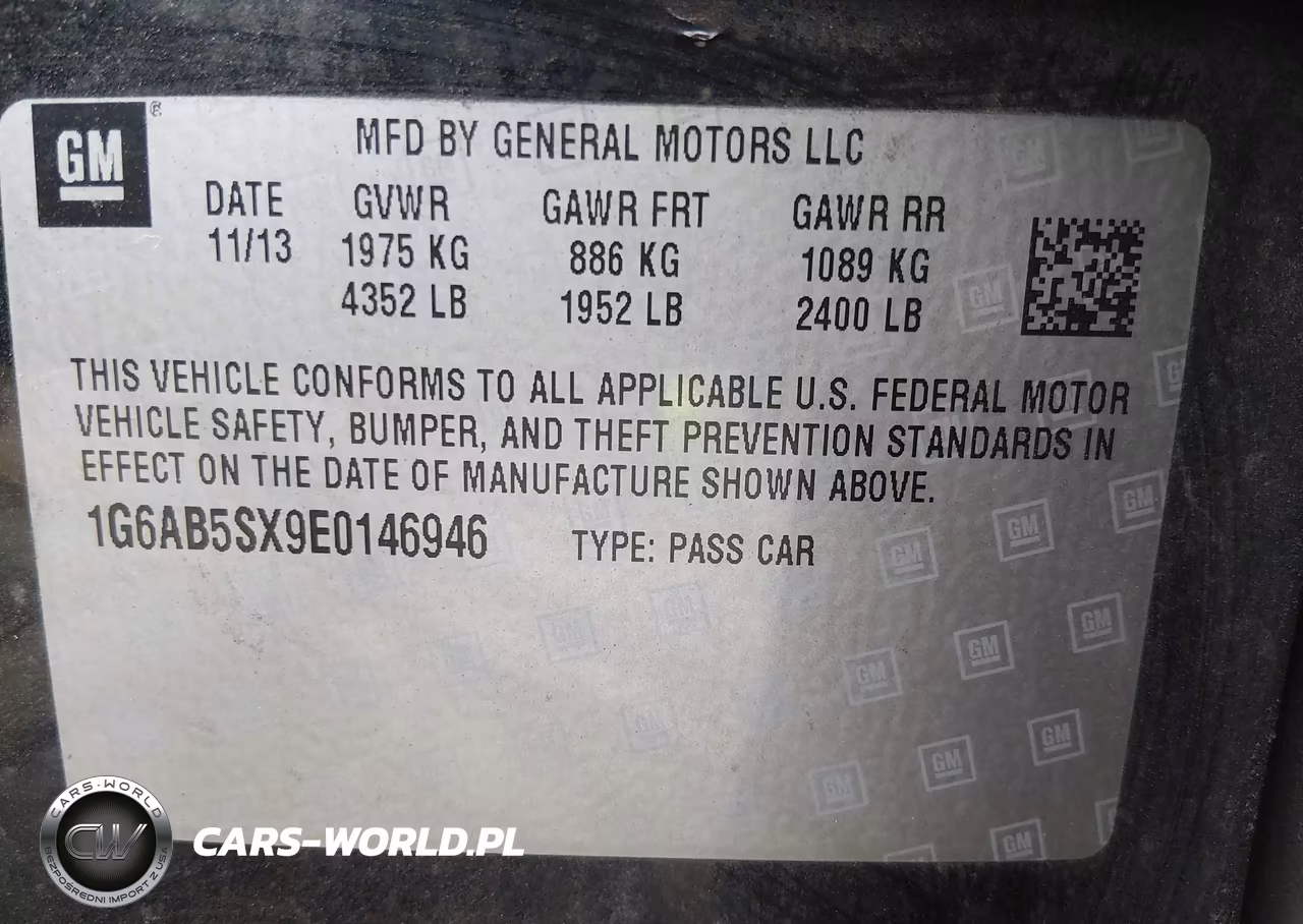 2014 Cadillac Ats Luxury VIN:1G6AB5SX9E0146946 - 9