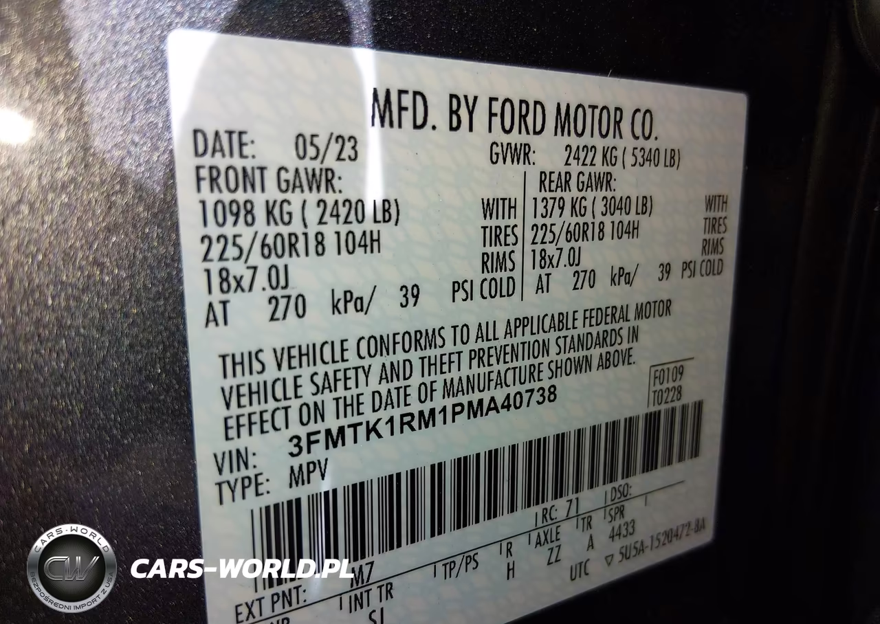 2023 Ford Mustang Mach-E Select VIN:3FMTK1RM1PMA40738 - 9
