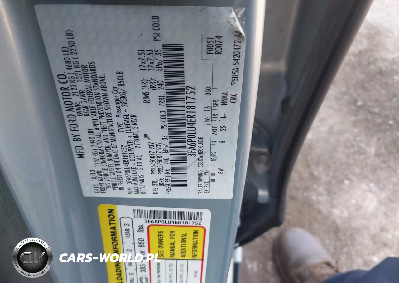 2014 Ford Fusion Hybrid Se VIN:3FA6P0LU4ER181752 - 9