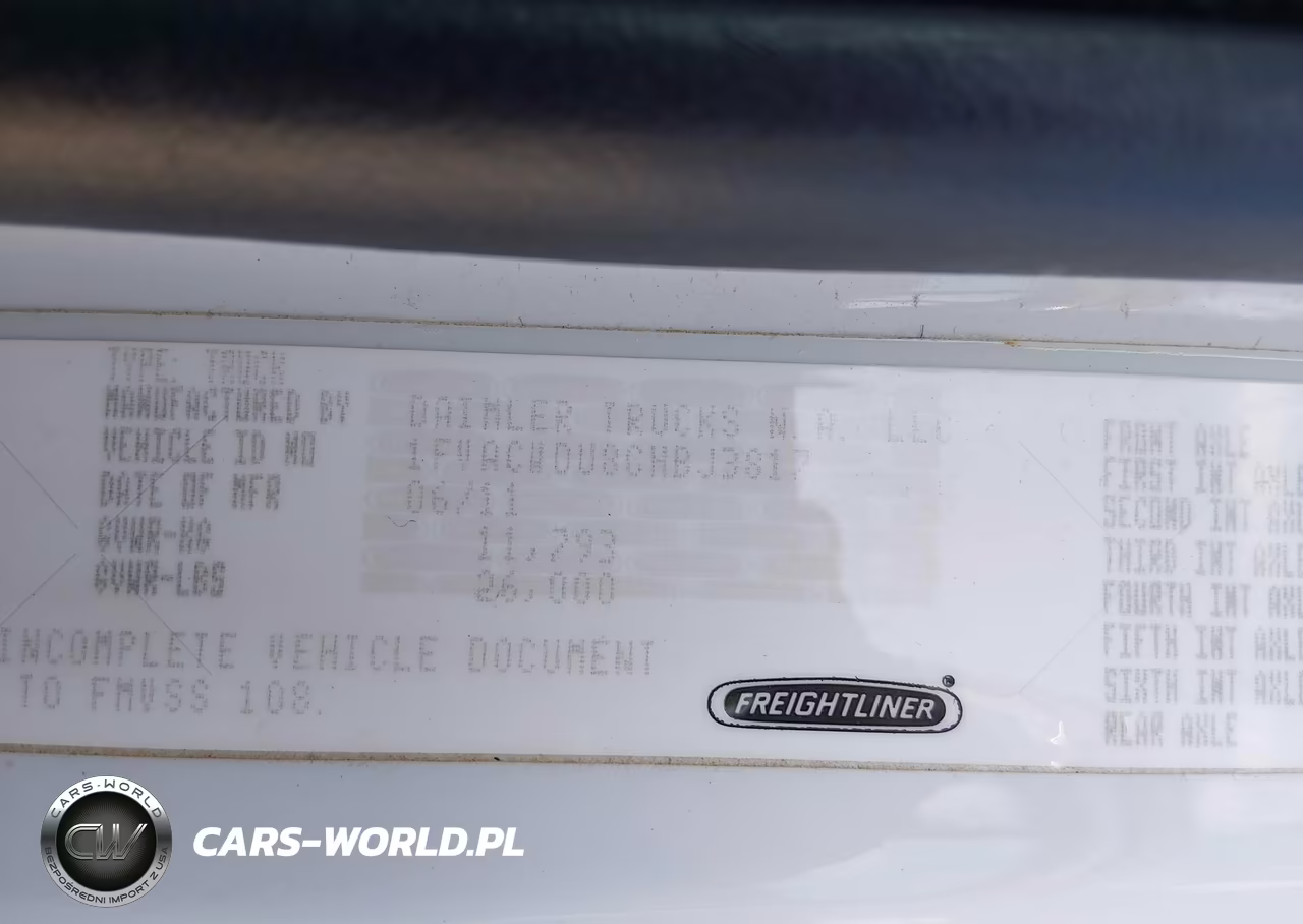 2012 Freightliner M2 106 Medium Duty VIN:1FVACWDU8CHBJ3817 - 8