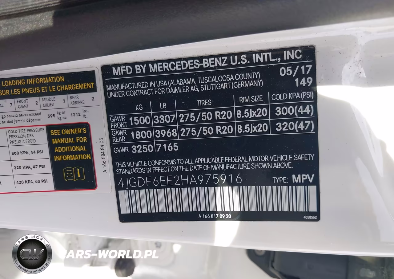 2017 Mercedes-Benz Gls 450 4Matic VIN:4JGDF6EE2HA975916 - 9