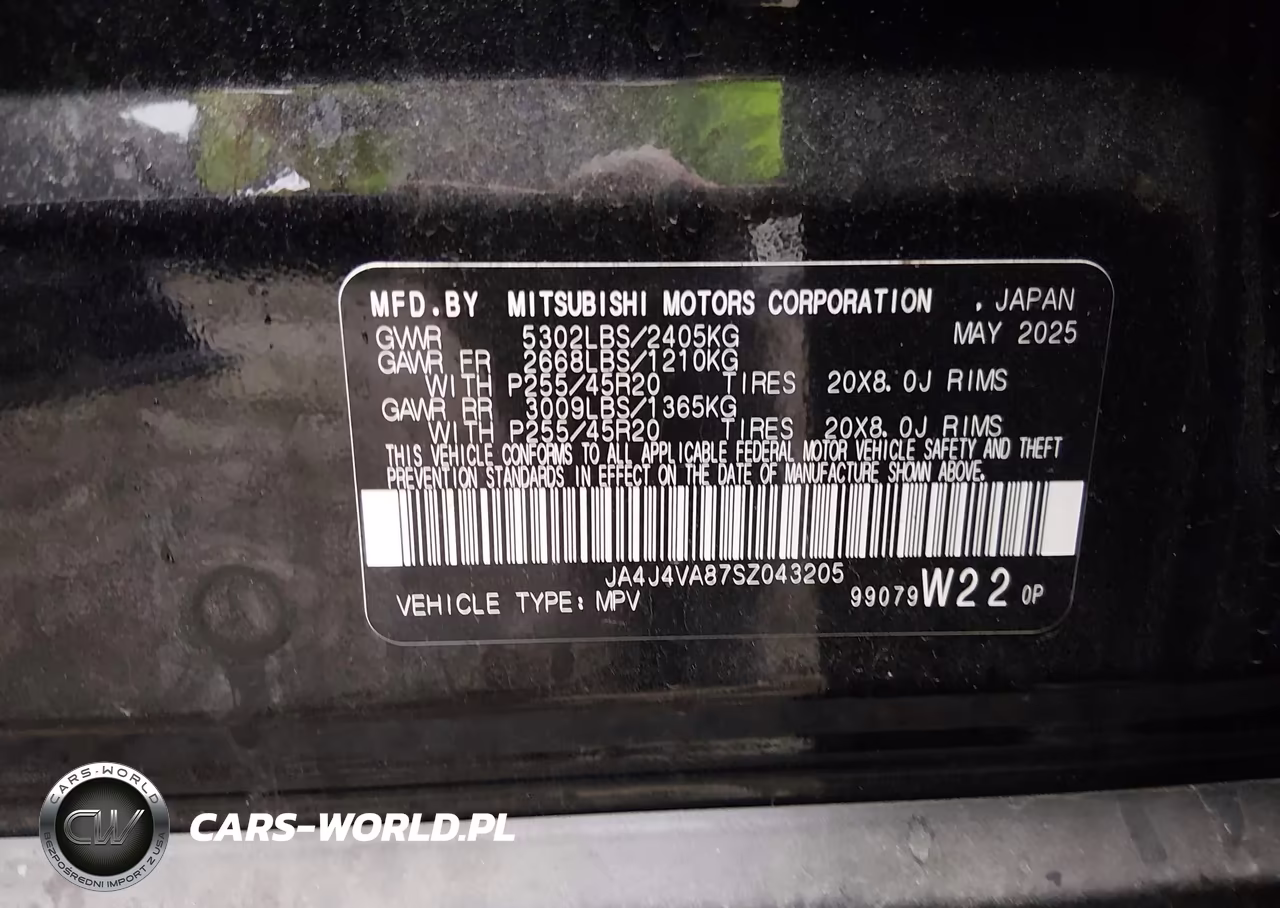 2025 Mitsubishi Outlander Se 2.5 S-Awc-Trail Edition S-Awc VIN:JA4J4VA87SZ043205 - 9