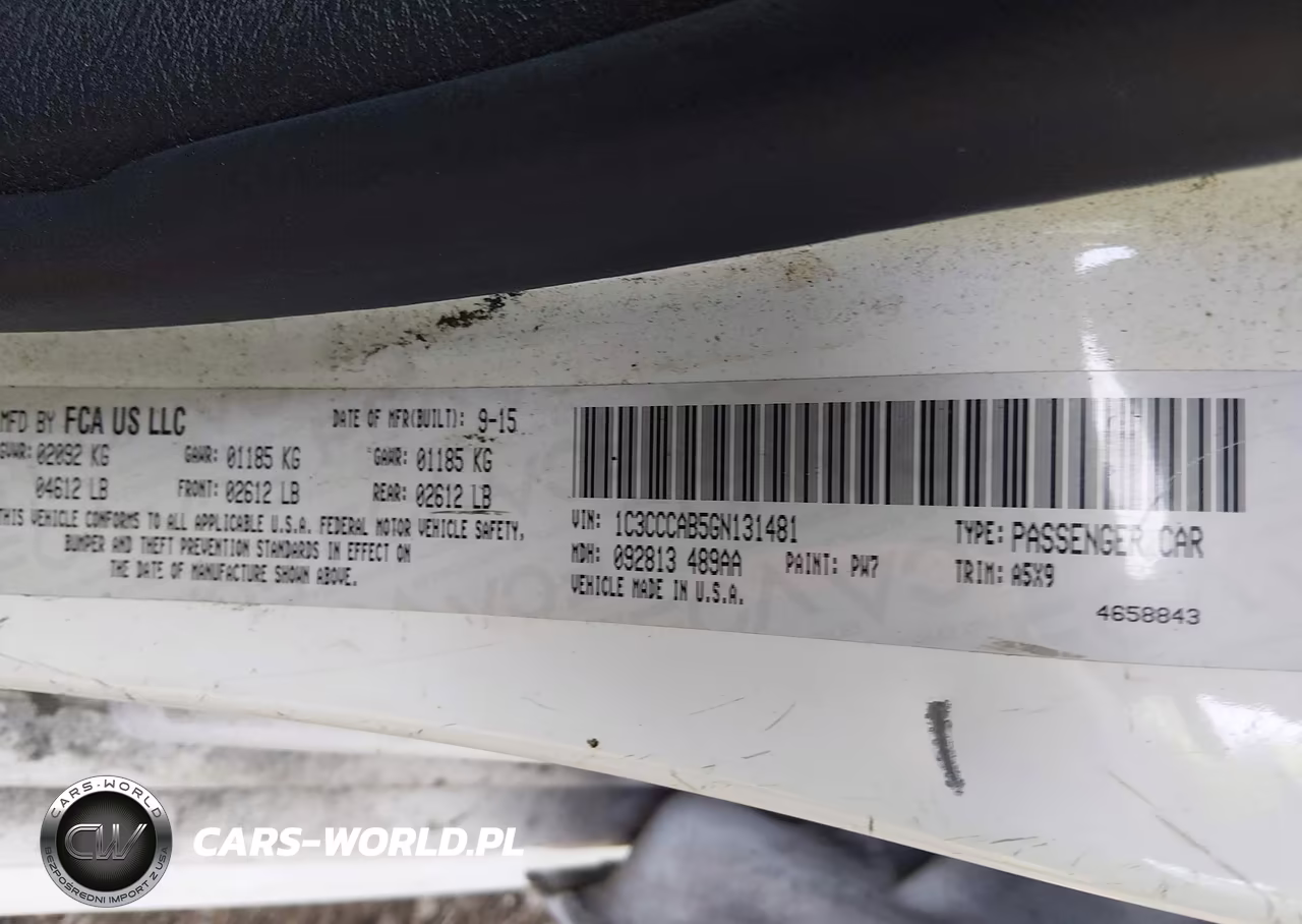 2016 Chrysler 200 Limited VIN:1C3CCCAB5GN131481 - 9