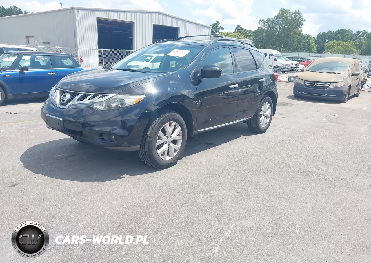 2013 Nissan Murano Sl VIN:JN8AZ1MU8DW209104 - 2