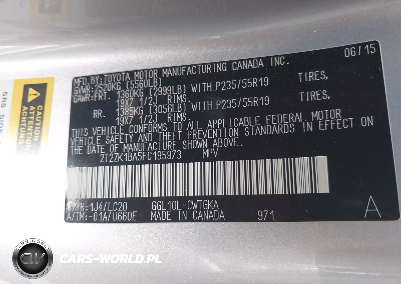 2015 Lexus Rx 350 VIN:2T2ZK1BA5FC195973 - 9