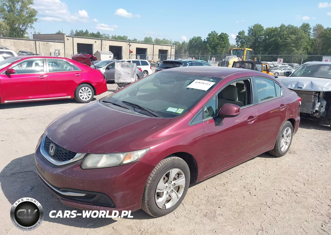 2013 Honda Civic Lx VIN:2HGFB2F56DH535968 - 2
