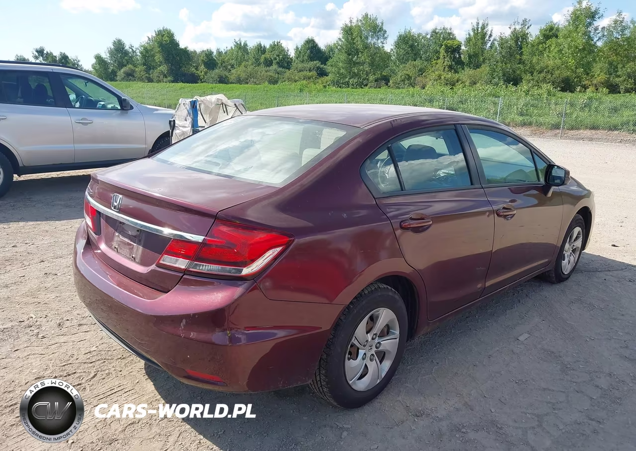 2013 Honda Civic Lx VIN:2HGFB2F56DH535968 - 4