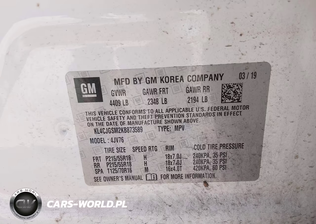 2019 Buick Encore Awd Essence VIN:KL4CJGSM2KB873589 - 9