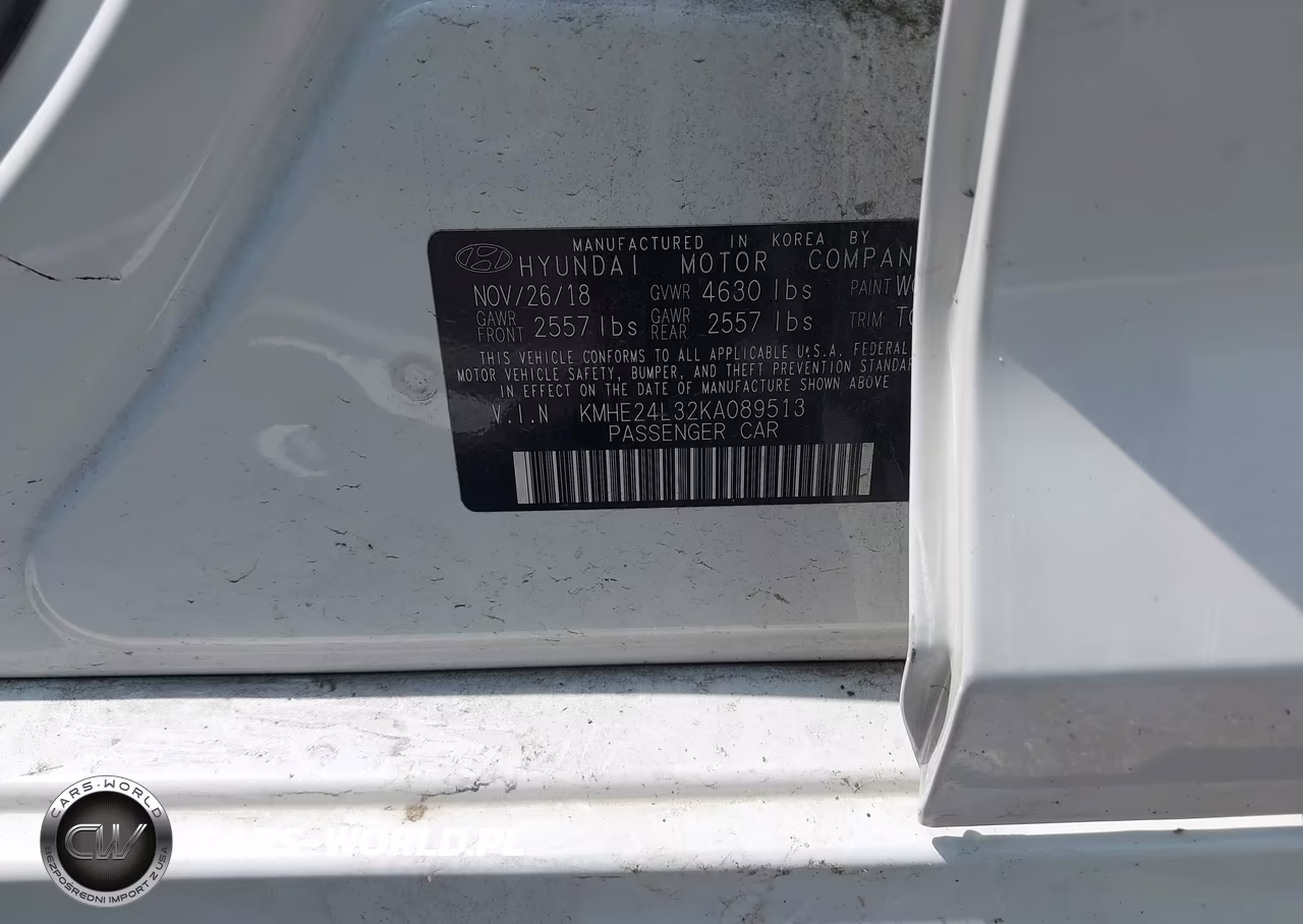 2019 Hyundai Sonata Hybrid Se VIN:KMHE24L32KA089513 - 9