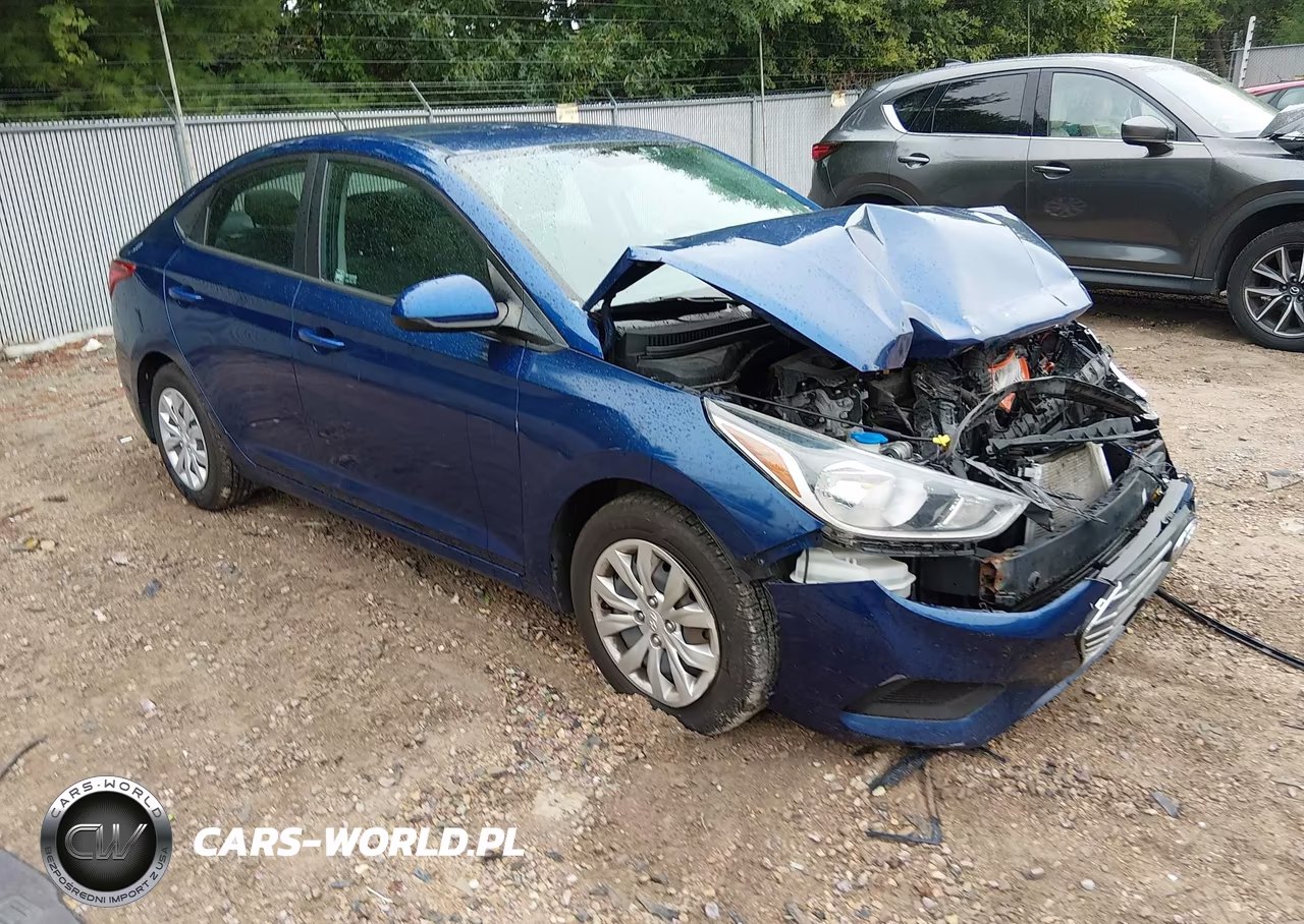 2021 Hyundai Accent Se VIN:3KPC24A69ME132382 - 1