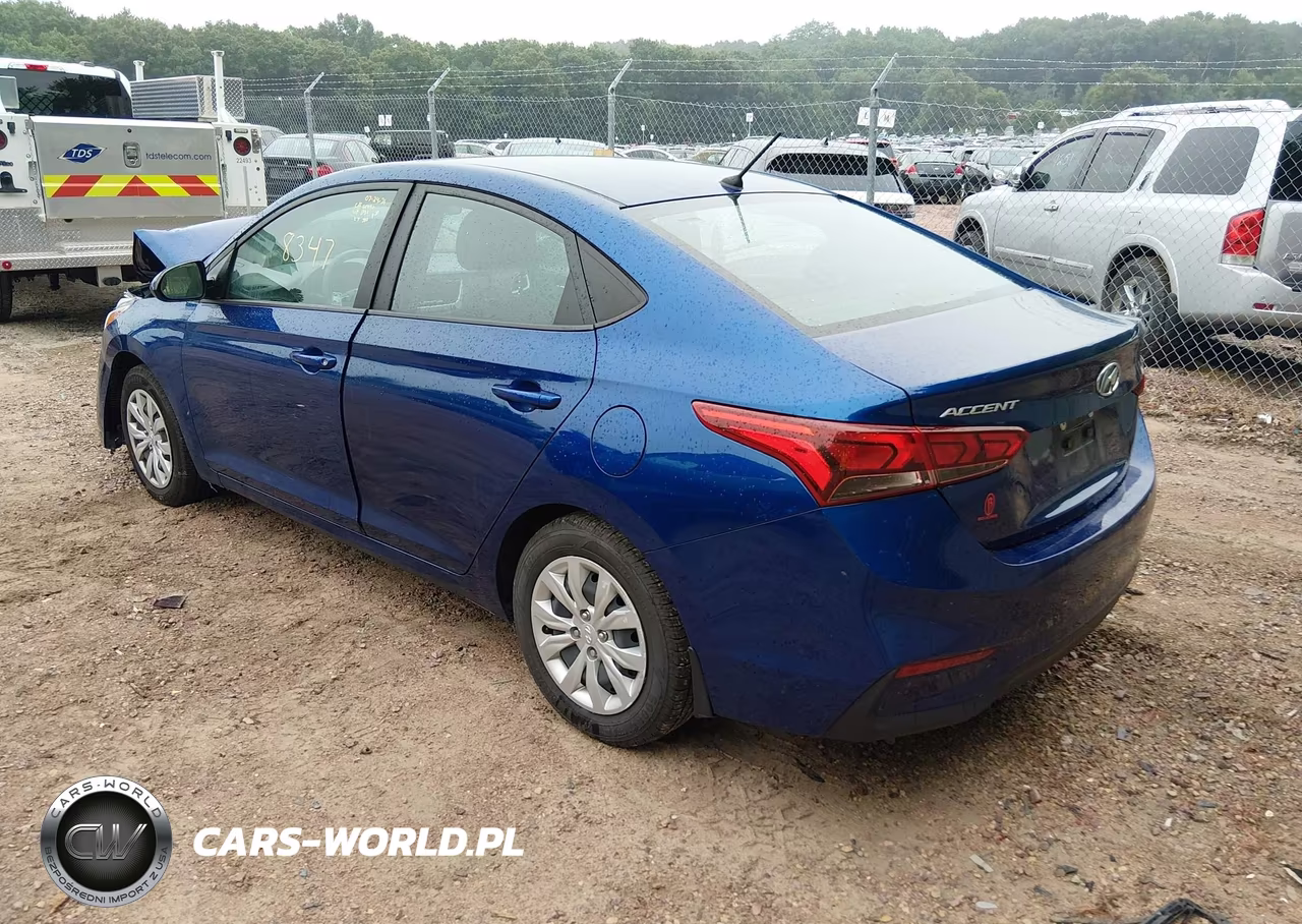 2021 Hyundai Accent Se VIN:3KPC24A69ME132382 - 3