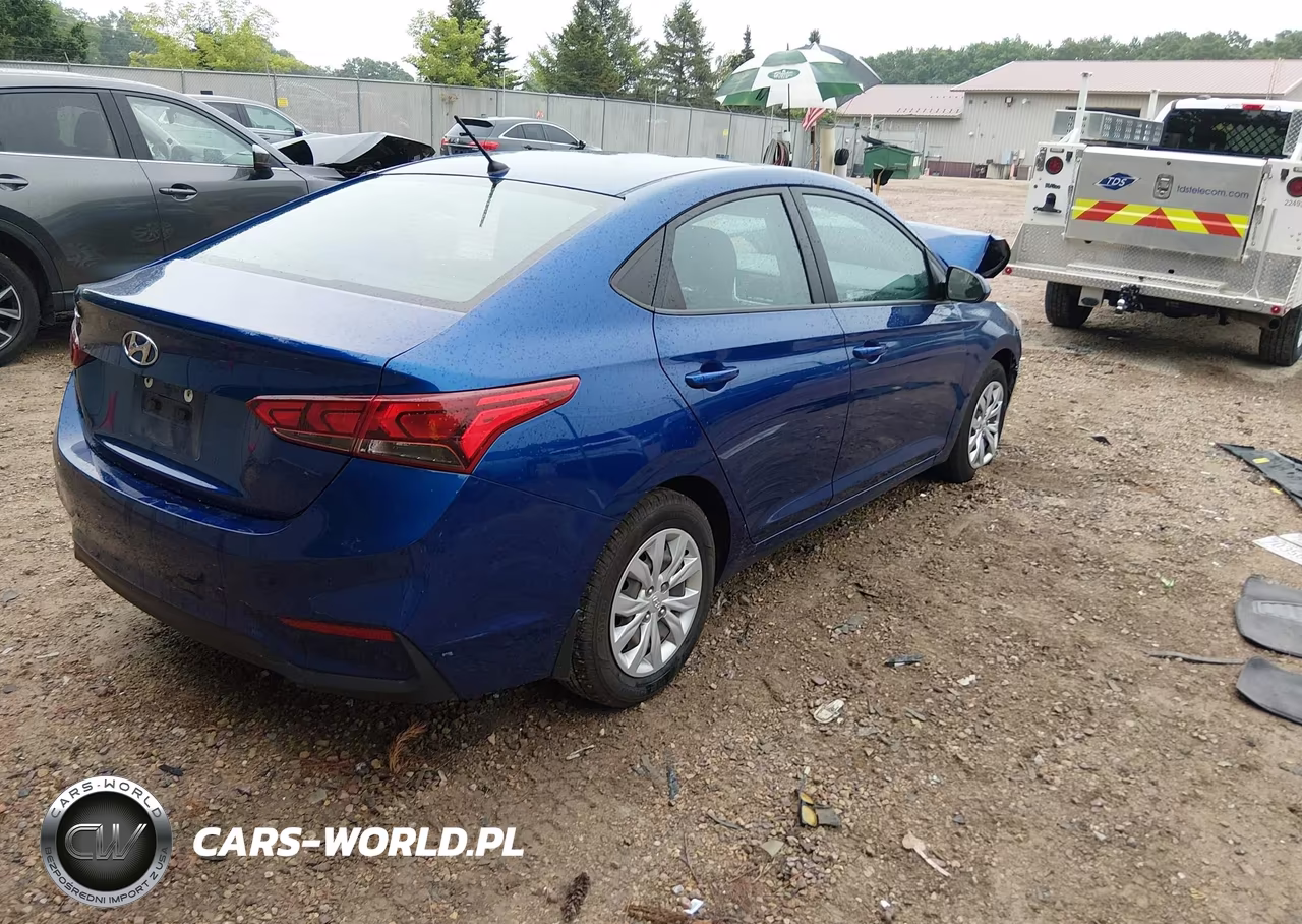 2021 Hyundai Accent Se VIN:3KPC24A69ME132382 - 4