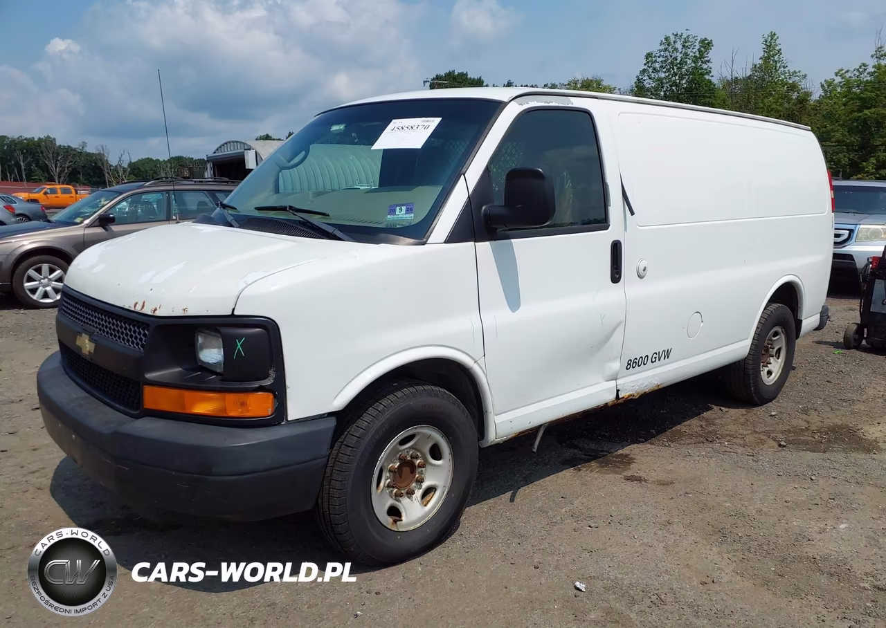 2009 Chevrolet Express Work Van VIN:1GCGG25C691107568 - 2