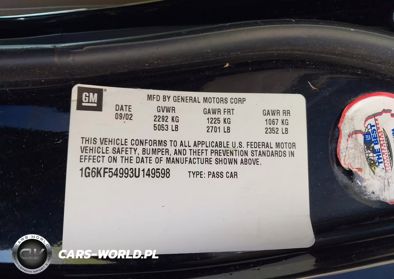 2003 Cadillac Deville Dts VIN:1G6KF54993U149598 - 9
