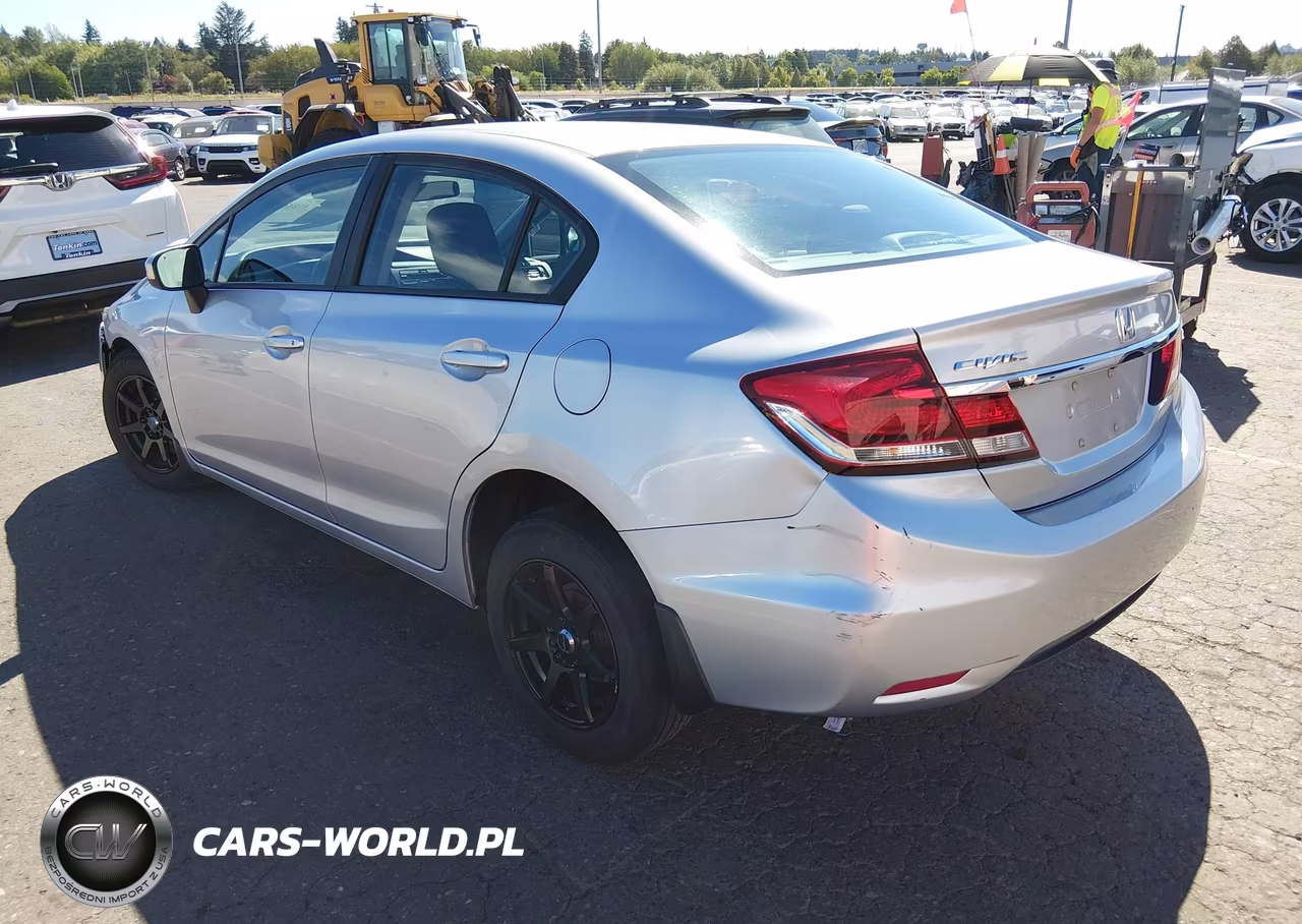 2014 Honda Civic Lx VIN:19XFB2F51EE226615 - 3