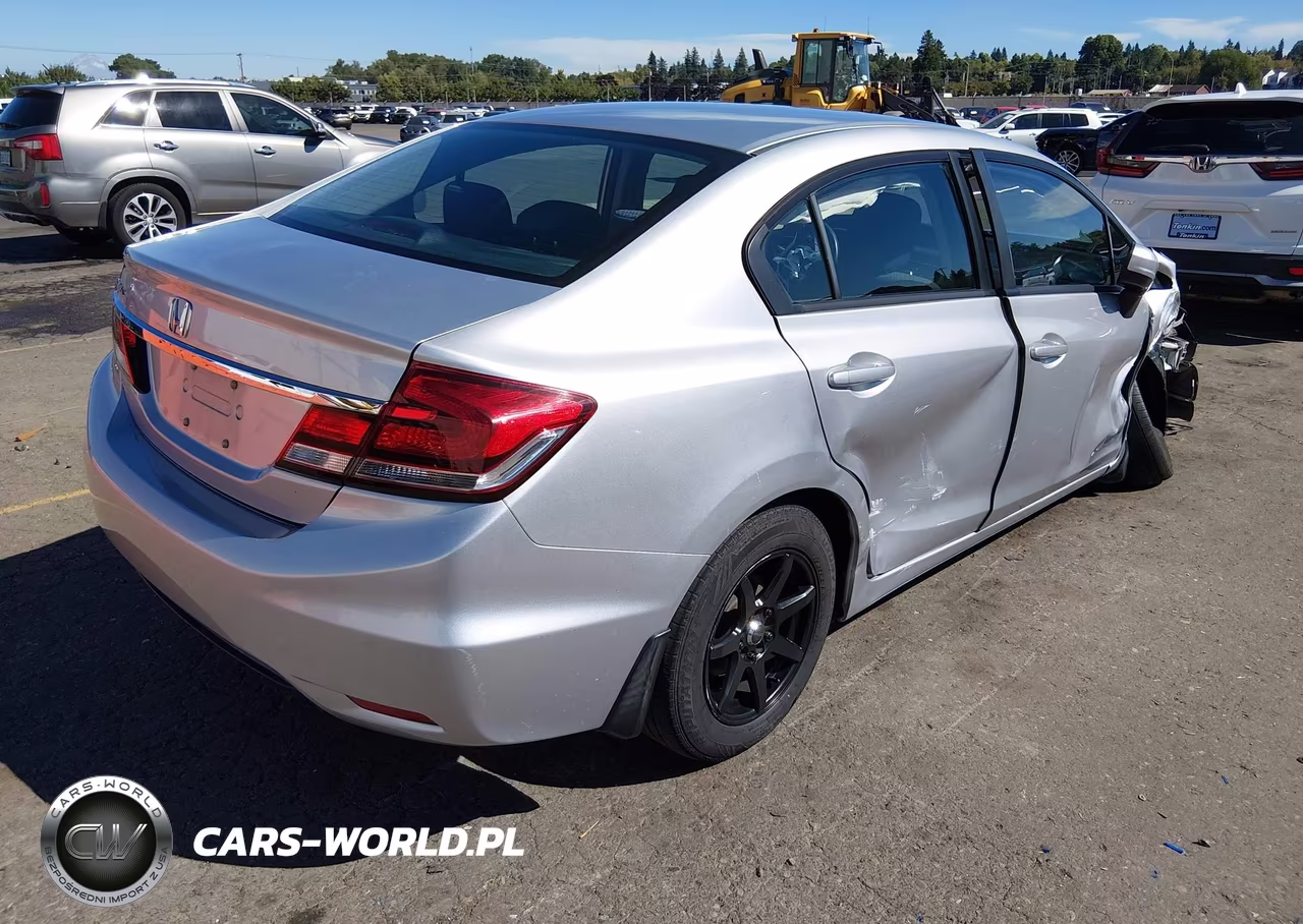 2014 Honda Civic Lx VIN:19XFB2F51EE226615 - 4