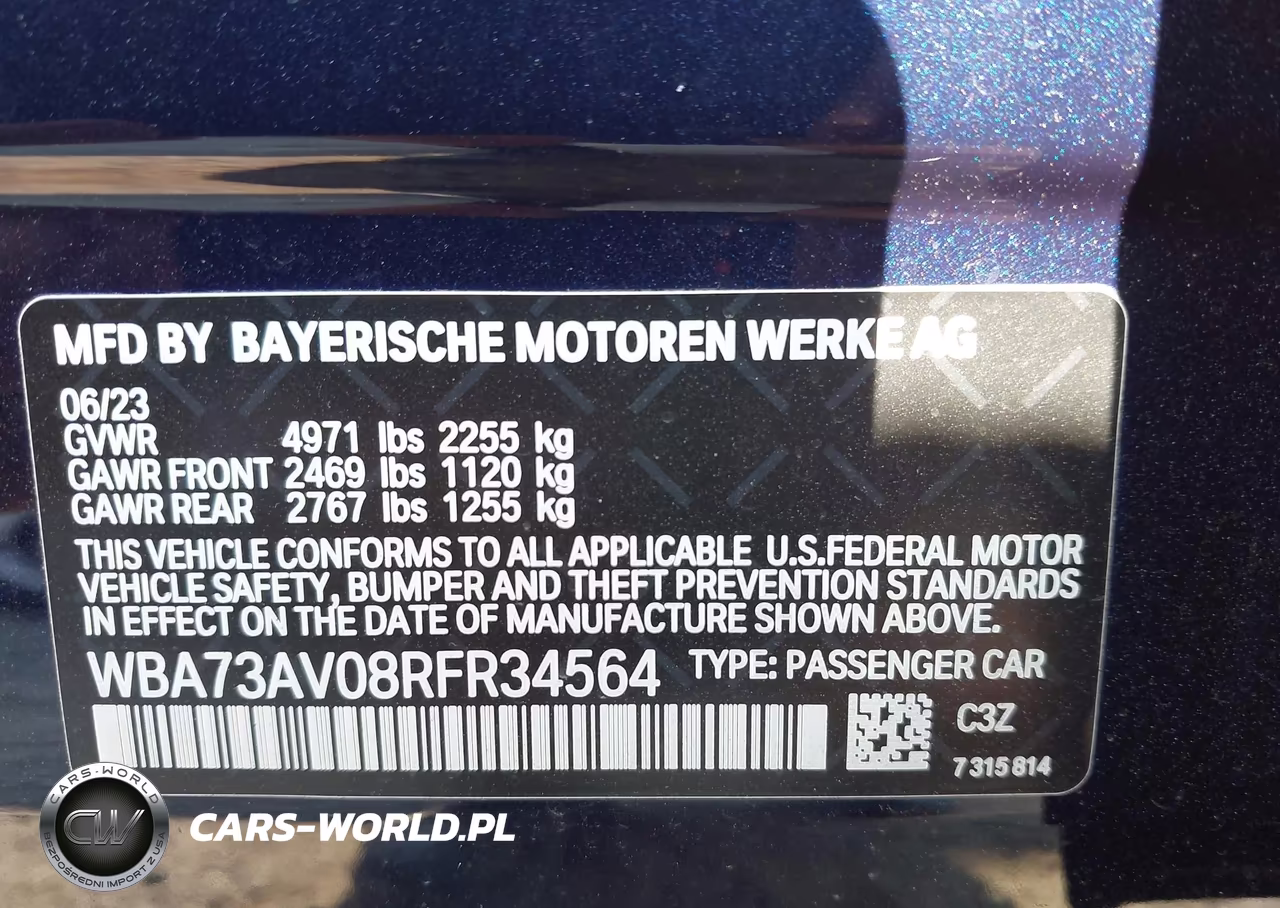 2024 BMW 430I Gran Coupe xDrive VIN:WBA73AV08RFR34564 - 9