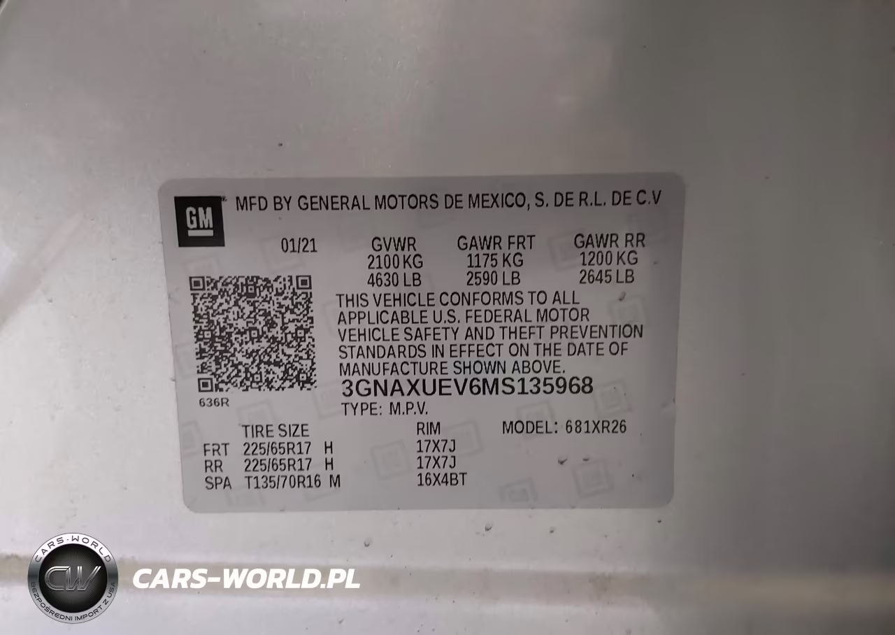 2021 Chevrolet Equinox Awd Lt VIN:3GNAXUEV6MS135968 - 9